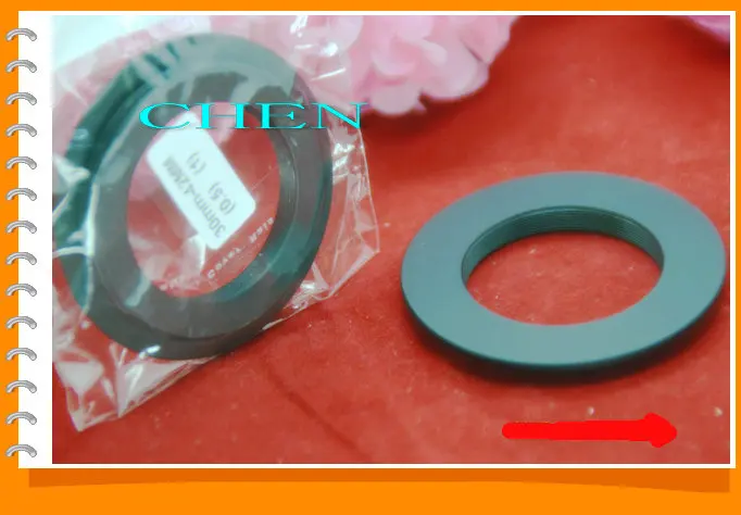 M30x0.5mm Male M42x1mm Screw Thread Lens Mount Adapter M30(0.5)-M42 With tracking number