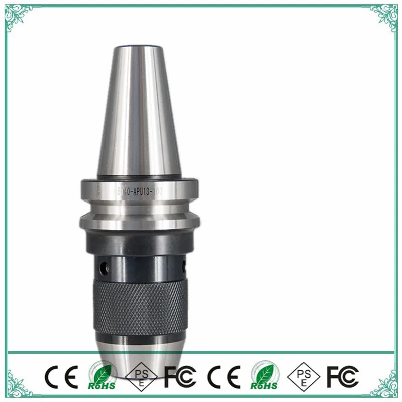 Spindle BT40 APU16 APU13 High Precision 1-16mm Drill chuck Standard Self-locking,Self-tightening Drill chuck CNC Machine Tool