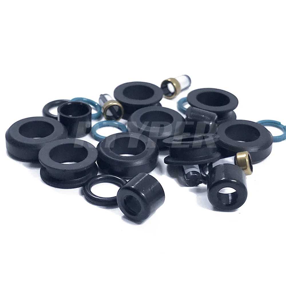 4 Sets Injector Repair Kits Micro Filter Oring Plastic Gasket Pintle Cap 01305 For Toyota Corolla Matrix Suzuki Swift MZ