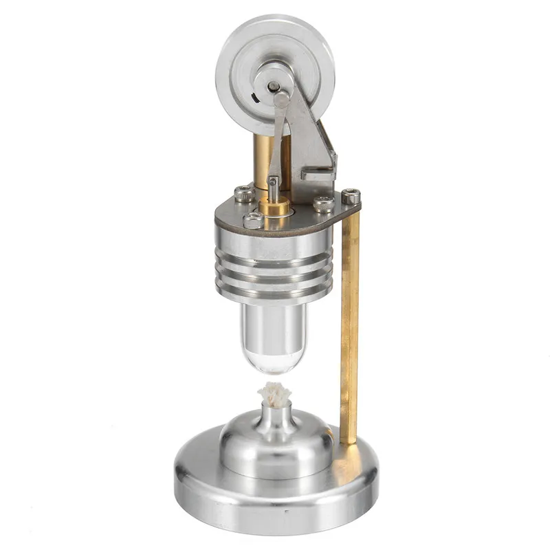 Mini Hot Air Stirling Engine Motor Model Electricity Generator Educational Toy