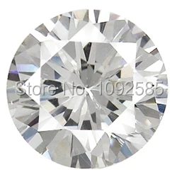 100 pcs/lot free shipping 5 mm  Cubic Zirconia white round CZ stone clear crystal bead