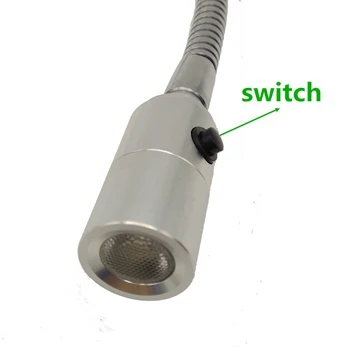 1W 24V 12 VOLT LED MAP LIGHT FLEXIBLE NECK image 4