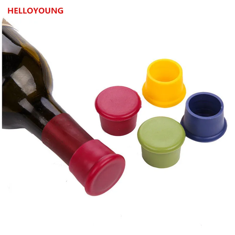 

CJ047 Silicone Wine Bottle Stoppers Kitchen Bar Tools