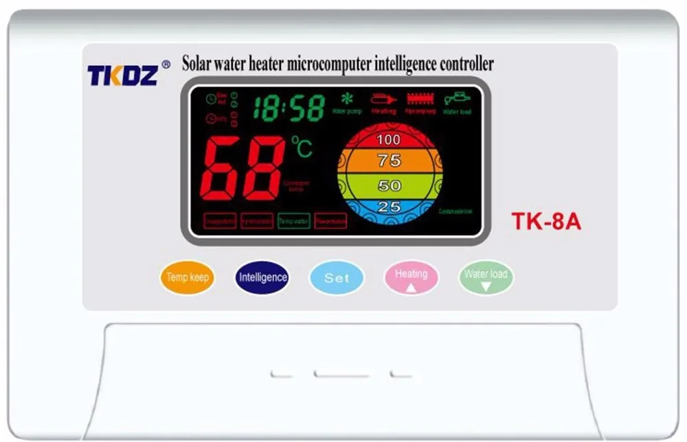 220VAC 110VAC 2000W Solar Water Heater Water Temperature Level Controller TK-8A Microcomputer Intelligent Heating