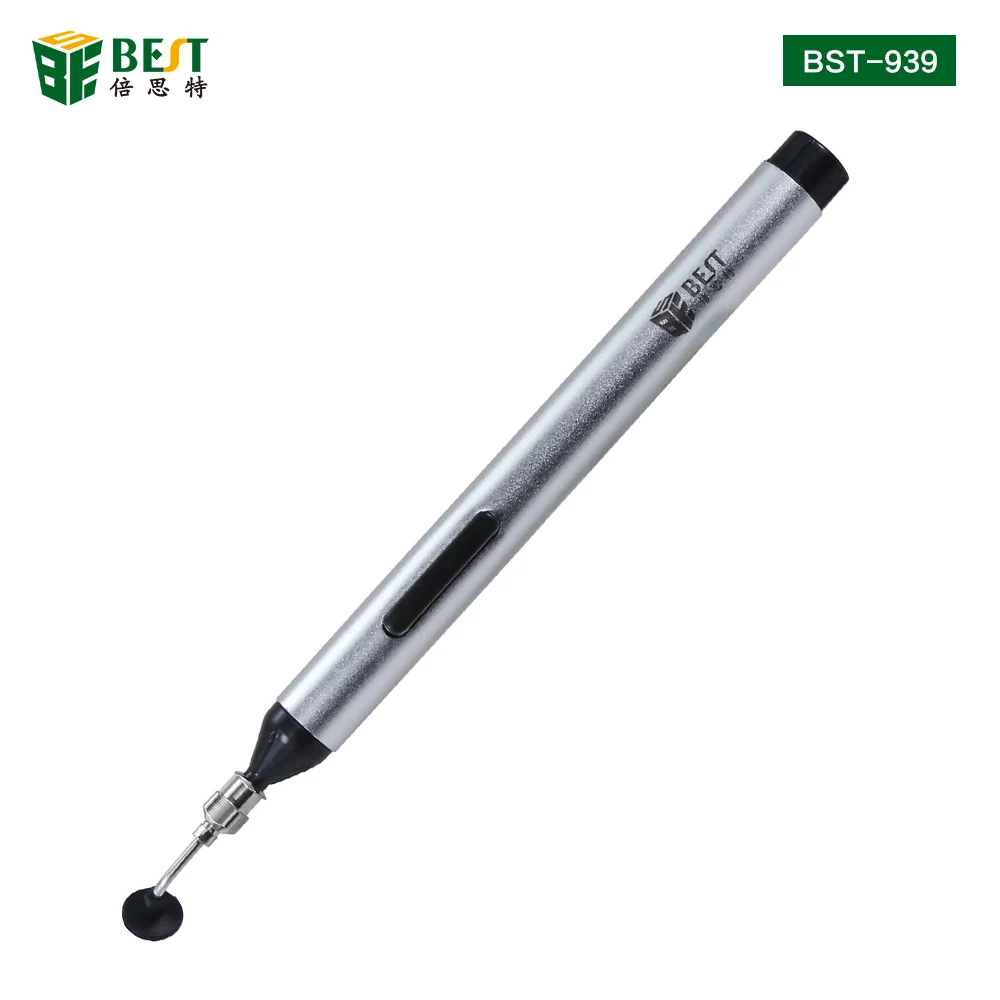 BST-939 Solder Picker With  Sucking Manually Pumping IC Tool Alternative Tweezers Vacuum Suction Pen Hand Tool Set