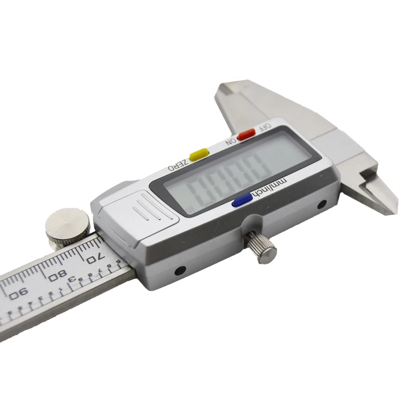 150มม.ดิจิตอล Vernier Caliper การวัดเครื่องมือดิจิตอล Caliper 6นิ้ว Lcd สเตนเลสโลหะ Caliper ไมโครมิเตอร์