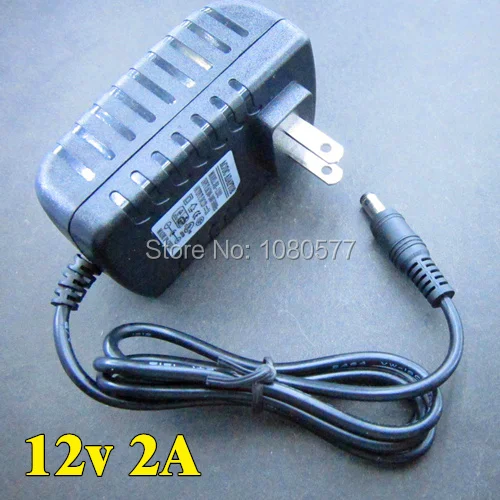 

5pcs/lot AC 100-240V to DC 12V 2A 5.5x2.1mm Power Adapter Supply Charger Switching For 3528 LED Strips Light US EU Plug