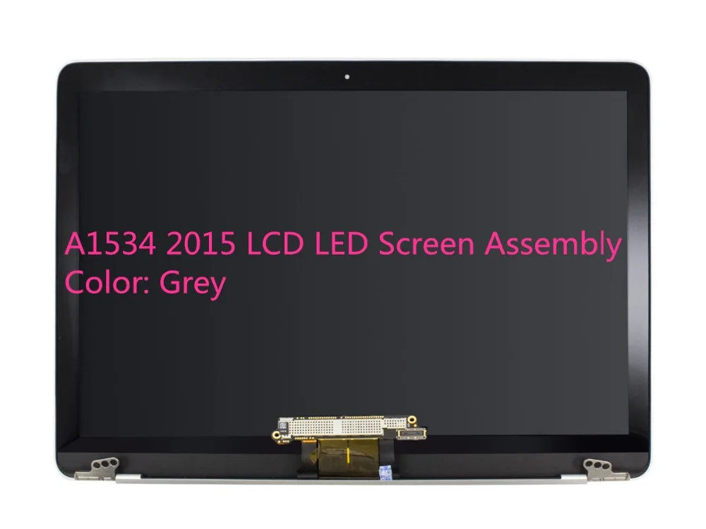 

GENUINE 100%Test LCD Screen assembly For Macbook Retina 12" A1534 2015 2016 2017 year MF855 MF865 MLHA2 MLHC2 EMC 2746 2991 3099