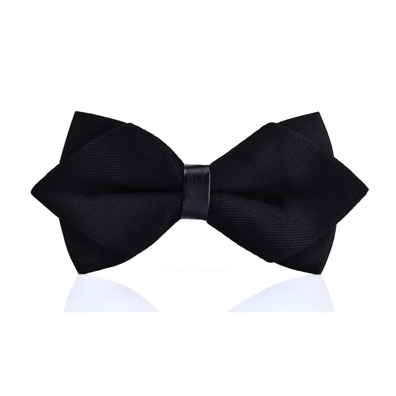 High-grade newest butterfly knot men\'s accessories bow tie black red cravat formal commercial suit wedding ceremony