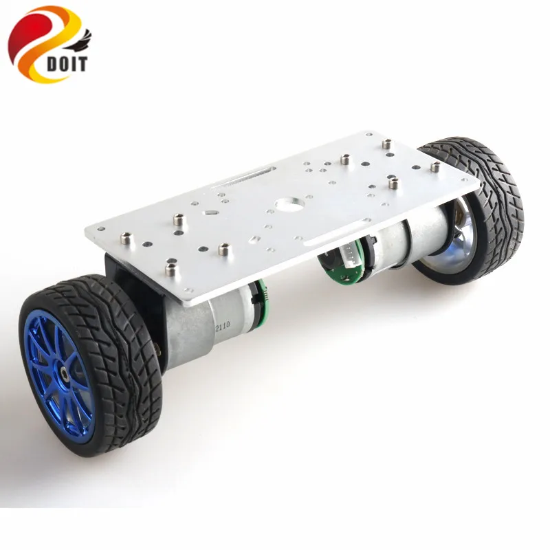 2wd Two Rounds of Self-balancing DC 12V Motor Car Two-wheel Balancing Car Smart Car Chassis Kit