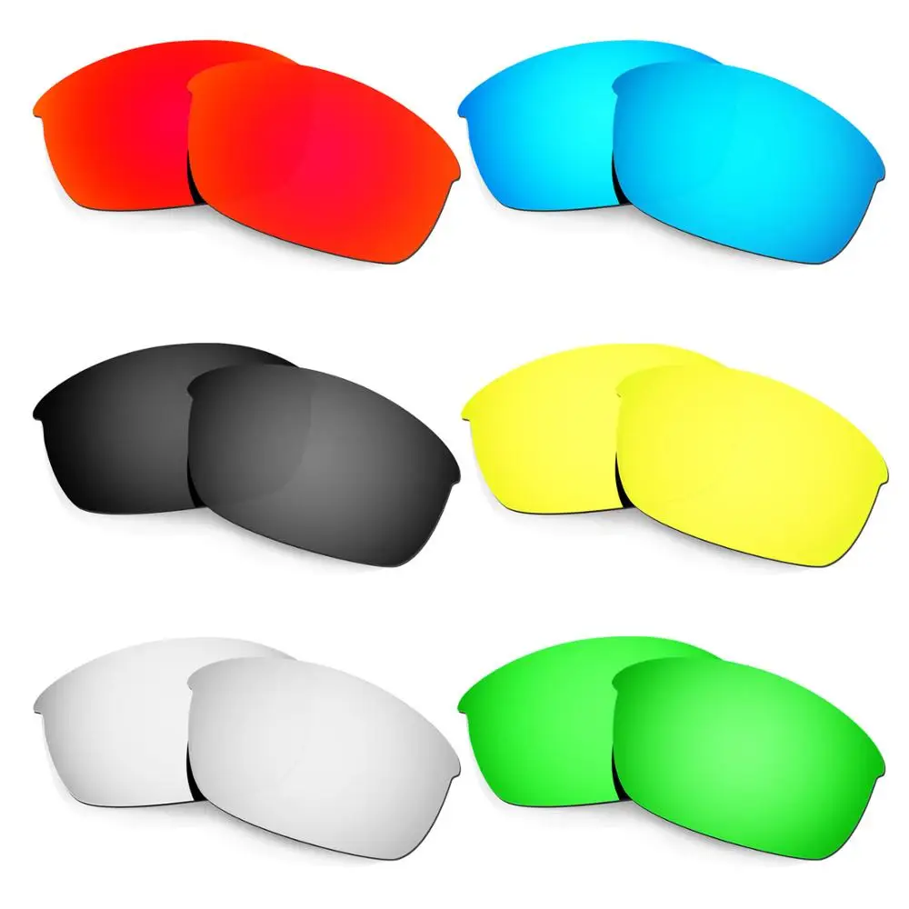 HKUCO For Flak Jacket Sunglasses Replacement Lenses Multi-color Optional