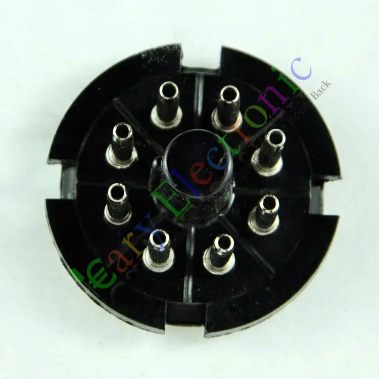 Опт и розница 5 шт 8Pin бакелитовая трубка Розетка База тестирования octal Для EL34 6SN7 KT88 6L6 amp Бесплатная доставка
