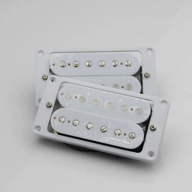 

NEW Wilkinson White Humbucker Pickup Set WHH(N+B) WVSM Guitar Pickup