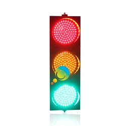 New arrival CE RoHS approved 200mm 8 inch red yellow green LED traffic signal light for promotion