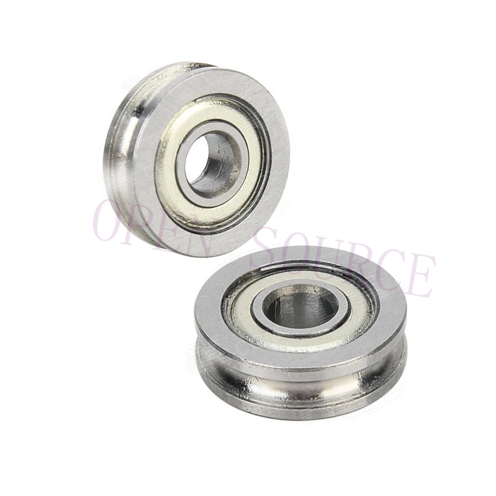 10pc/lot 4x13x4mm U Groove Sealed Guide Pulley Rail Ball Bearing 604UU Rapid Prototyping Bearings for 3D Printer Free Shipping