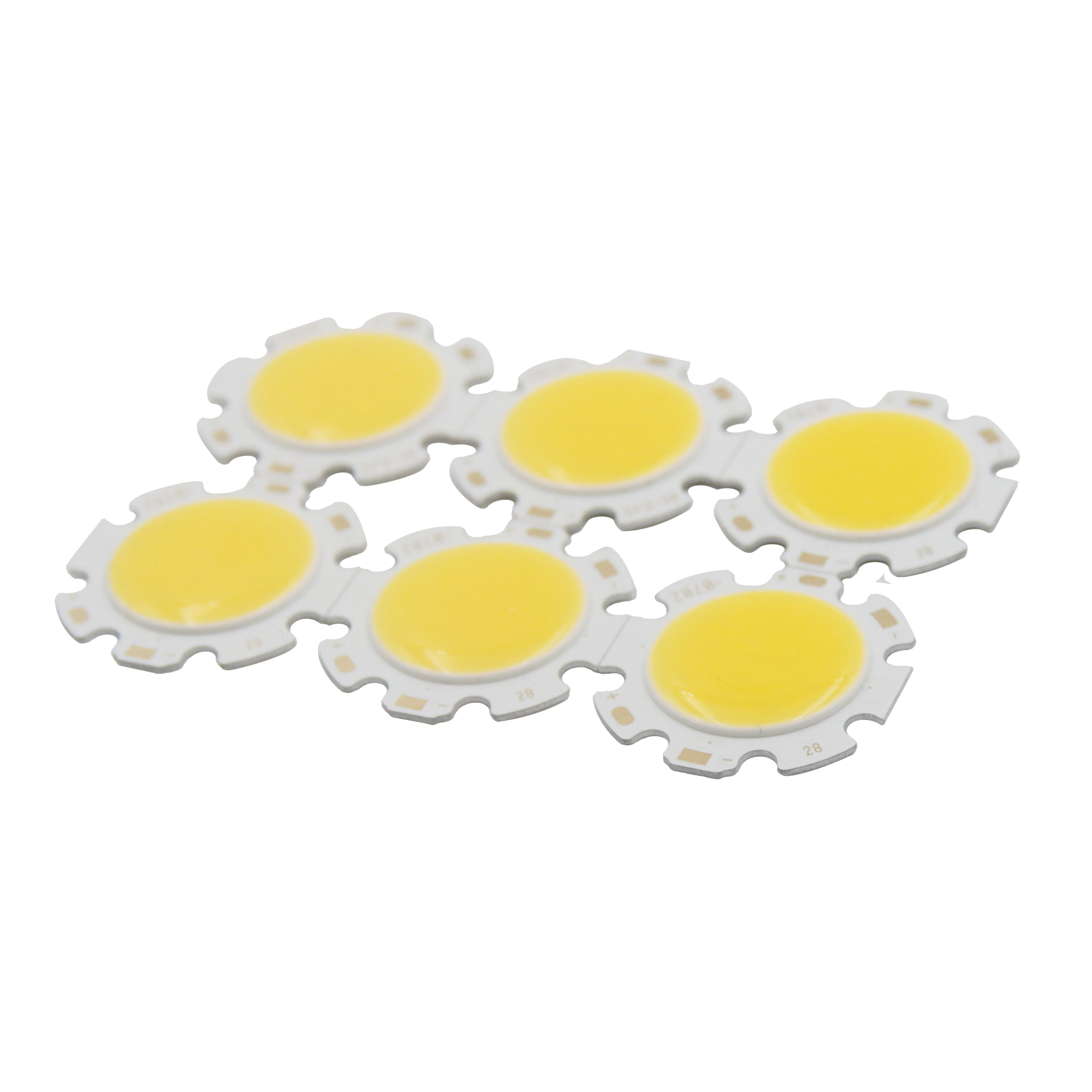 Imagem -04 - Hot Sale 28 mm 20 Milímetros Cob Fonte de Luz de Alumínio Rodada Levou Módulo w w w 10 w 12 w Cob Bulb Lamp Virar Chips para Holofotes 10 Pcs