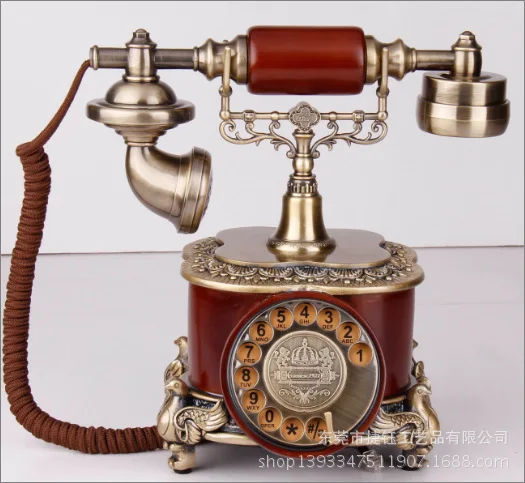 Factory direct rotary dial telephone code retro antique telephone landline telephone incoming European