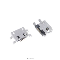 Connecteur Micro USB Type B à 5 broches, 10 pièces, pour montage sur chargeur, Jack, Port, prise