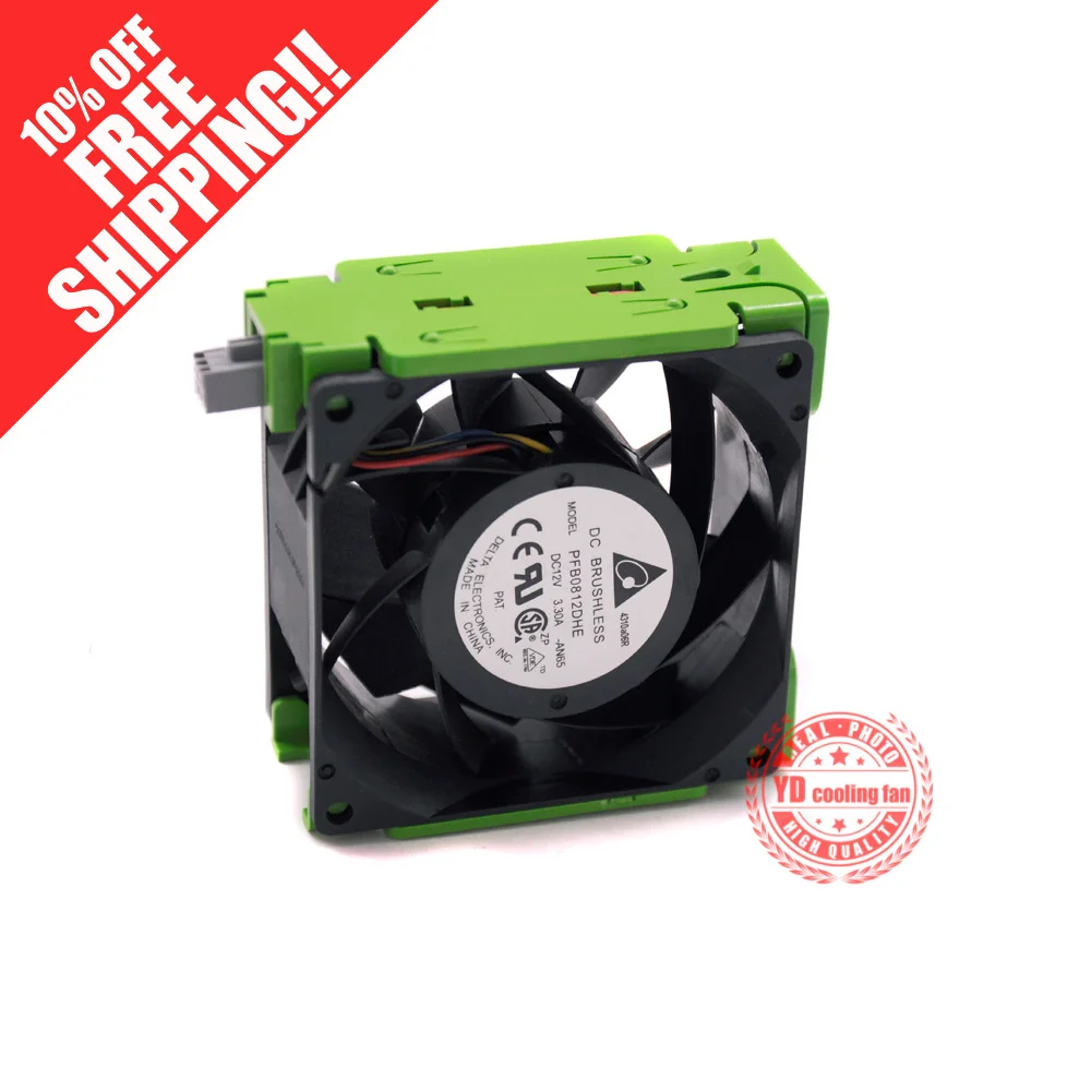 

FOR lenovo R680 G7 server cpu cooling fan 31043686 PFB0812DHE 12V 3.3A