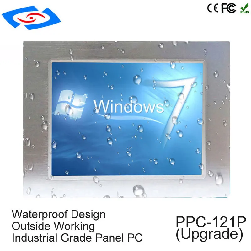 

12.1" Industrial Touch Screen Panel PC with 2 LAN RJ45 port Intel N2930/J1900 Quad Core CPU All In One Computer