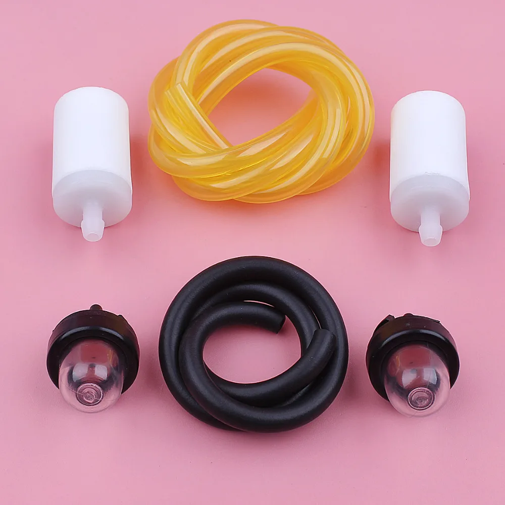 Brandstoffilter Lijn Slang Primer Lamp Kit Voor Husqvarna Poulan Stihl Mcculloch Kettingzaag Trimmer Blower Reserve Vervangen Onderdeel