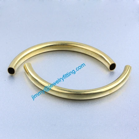 

Jewelry findings Brass metal tube beads spacer beads Carved tube Beads for jewelry making 6*70*0.4mm