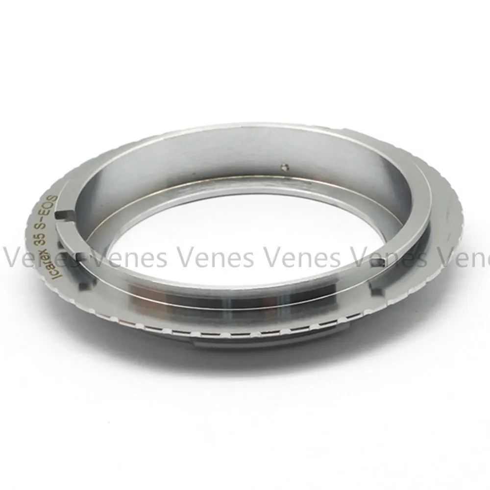 VENES Für Icarex 35 S-Für EOS, adapter ring für Icarex 35 S zu Anzug Für Canon für EOS DSLR oder Film SLR Kamera (Silber)
