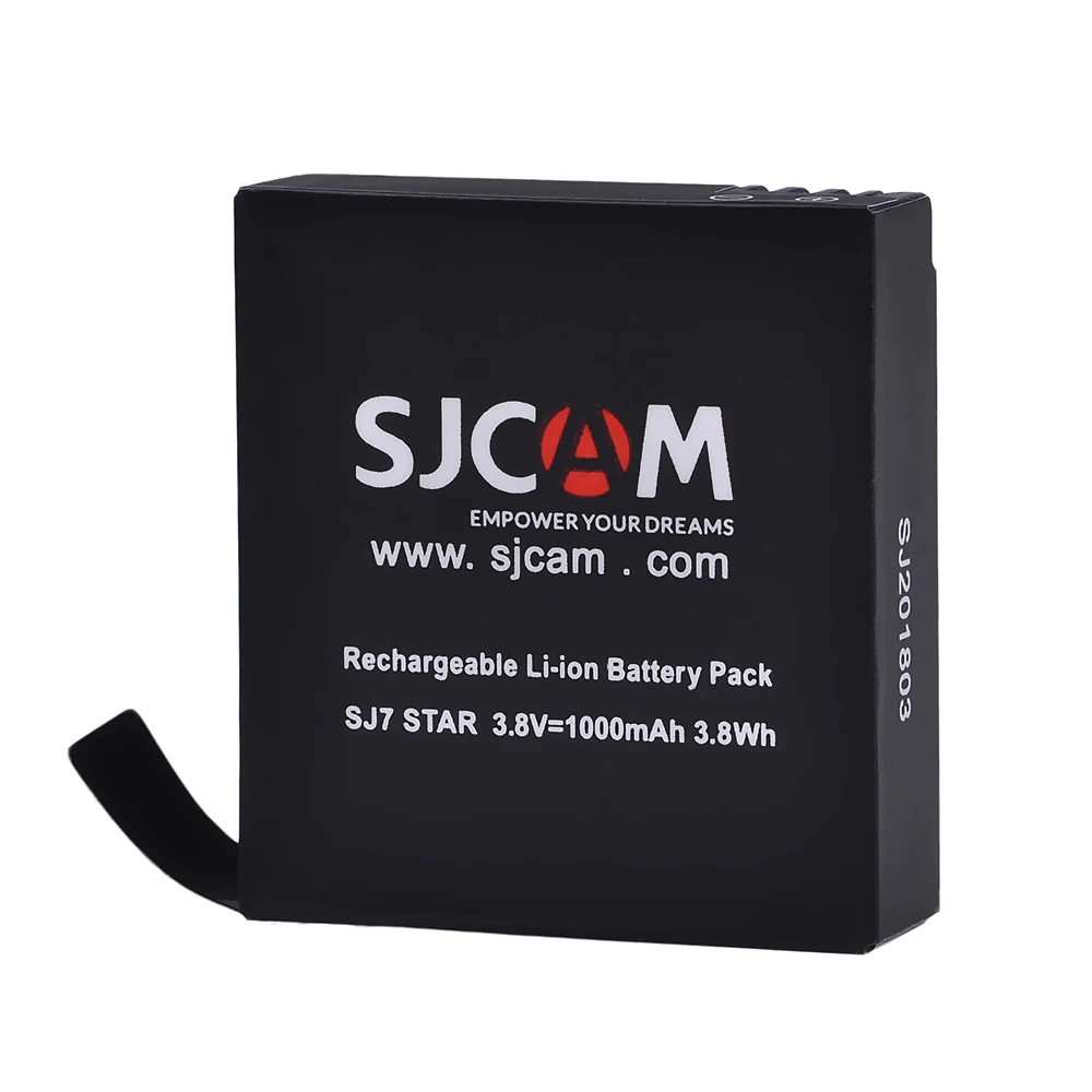 1000mAh 3.8V li-ion SJCAM SJ7 bateria/ładowarka z podwójnym portem USB dla SJCAM SJ7 gwiazda sportowy aparat DV