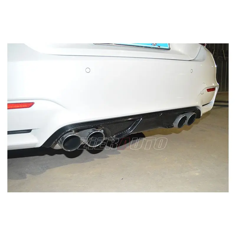 Bmw용 리어 디퓨저, M3 F80 M4 F82/F83 AK 스타일 탄소 섬유 범퍼 립