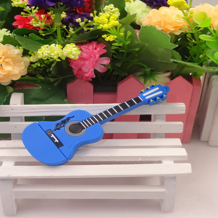 guitar usb flash drives 4GB 8GB 16GB 32GB 64GB  music pen drive thumb pendrive USB 2.0 u disk usb creativo memory stick