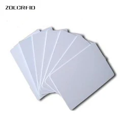 100pcs  White NFC Smart Card Tag  For IC 13.56MHz RFID Readable Writable New 8.5 x 5.4 x 0.1cm