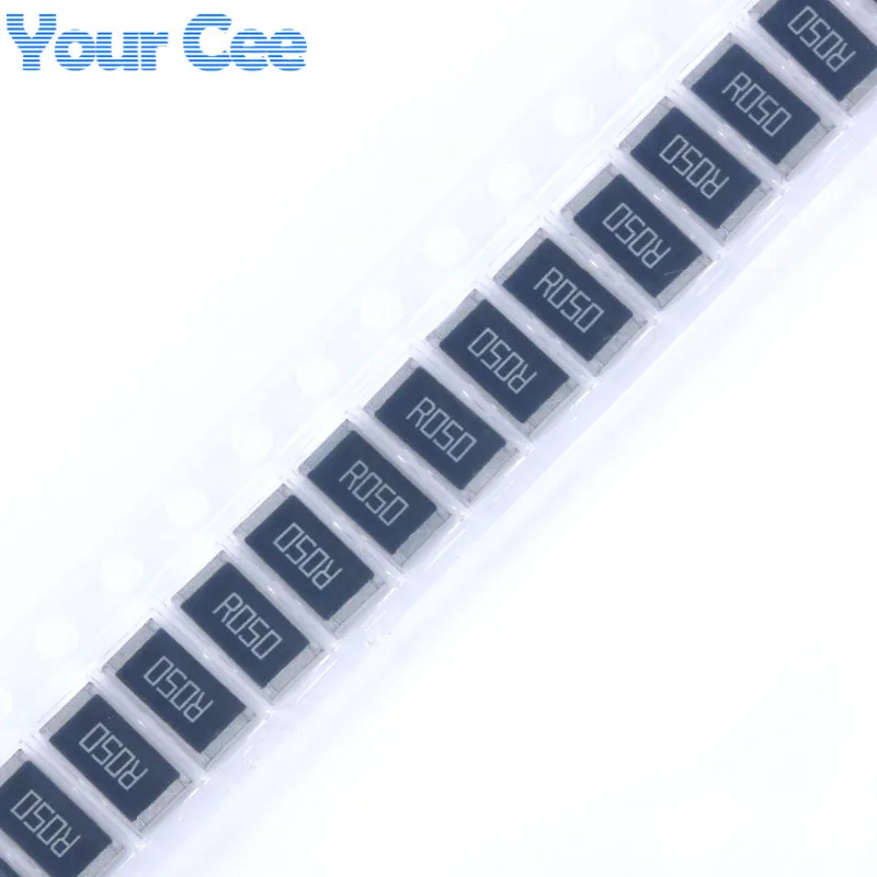 100pcs/20pcs 0.05ohm 2512 SMD Resistor 1W 0.05 ohm 0.05R R050 1% Chip Resistance High Precision