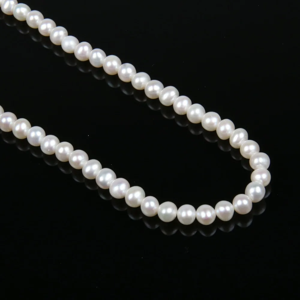 Natural Freshwater Pearl Beads High Quality AA 36cm Punch Loose Beads for DIY Women Elegant Necklace Bracelet Jewelry Making