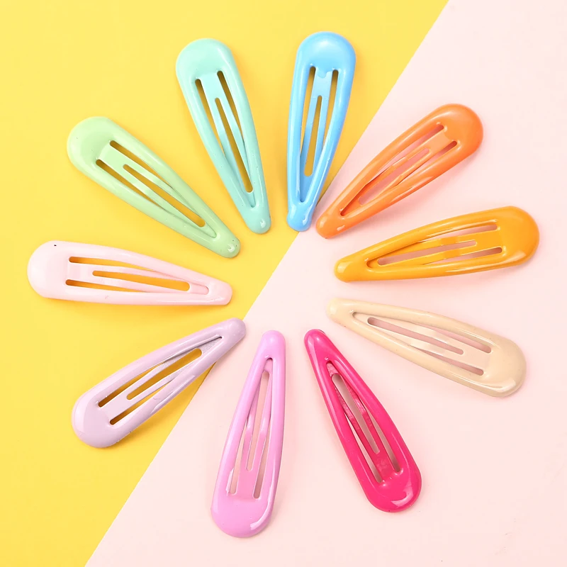 10pcs/lot Fashion New Korean Child Kids Adult Sweet Barrette Hairclips Hair Pin Hair Accessories Girl Women Candy Mixed 10 Color