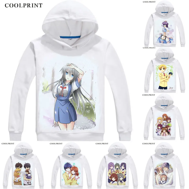 Moe Anime Clannad After Story Hoodies Multi-style Hooded Hoodie Clannad Okazaki Tomoya Furukawa Nagisa Cosplay Sweatshirts