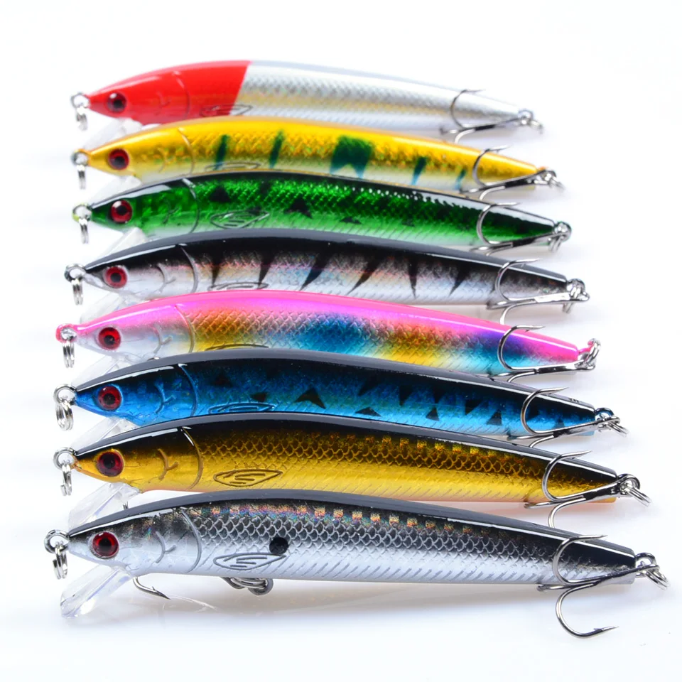 LEOSPORT Fishing Lure Hard Bait 9.5cm 9g Minnow Crankbait Wobblers Peche Bass Artificial Baits Pike Carp Lures Swimbait