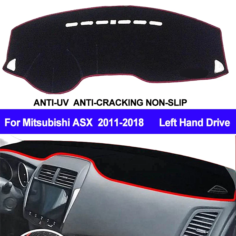 TAIJS Car Dashboard Cover Dash Mat Dash Board Pad Carpet Dashmat Anti-UV For Mitsubishi ASX RVR Outlander Sport 2011 - 2017 2018