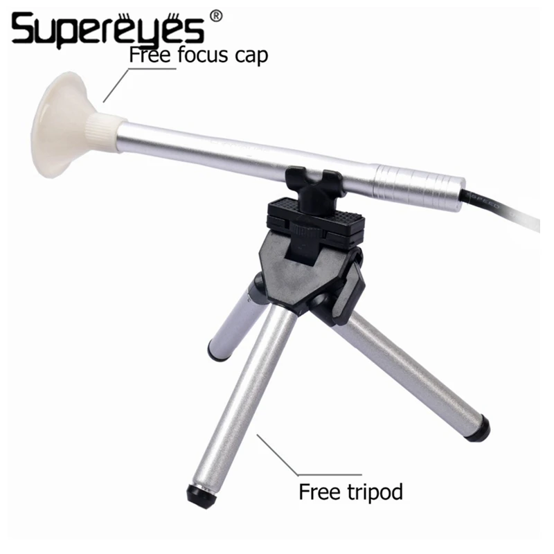 Supereyes B005 Digital Microscope 200X Dentale Endoscopio Fotocamera USB Microscopio Otoscopio Studio Video Lente di Ingrandimento Loupe Biologico