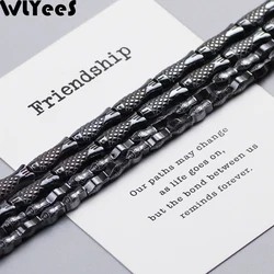 WLYeeS Fish shaped Natural Black Hematite beads Big/Small Spacer Loose Beads for DIY Jewelry necklace Earring Bracelet Making