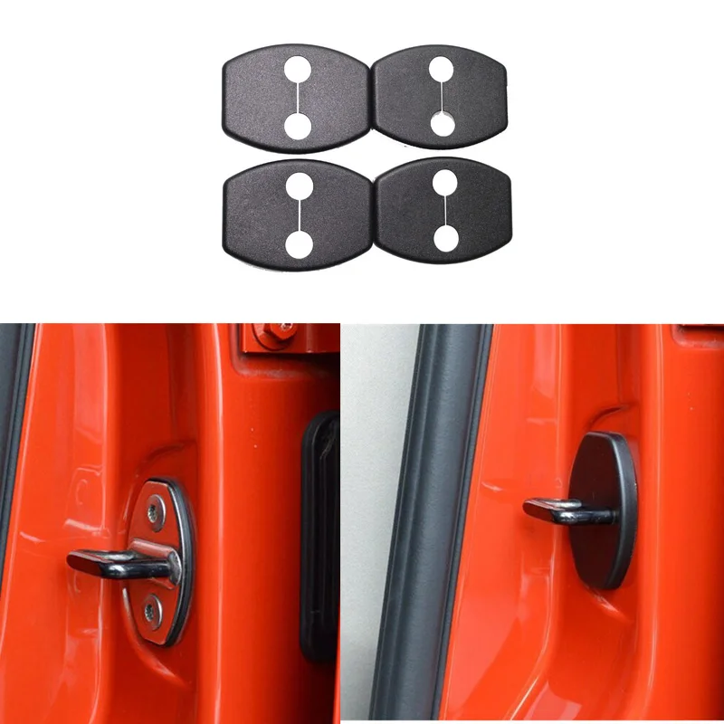 Car Door lock decoration cover Door lock protective cover Door cover fit for Great Wall Haval M4 4pcs car styling