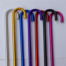 30pcs/Lot Laser Belly Dance Canes Jazz Colorful Crutch For Party Stage Performance Props Accessory Adult Children Size