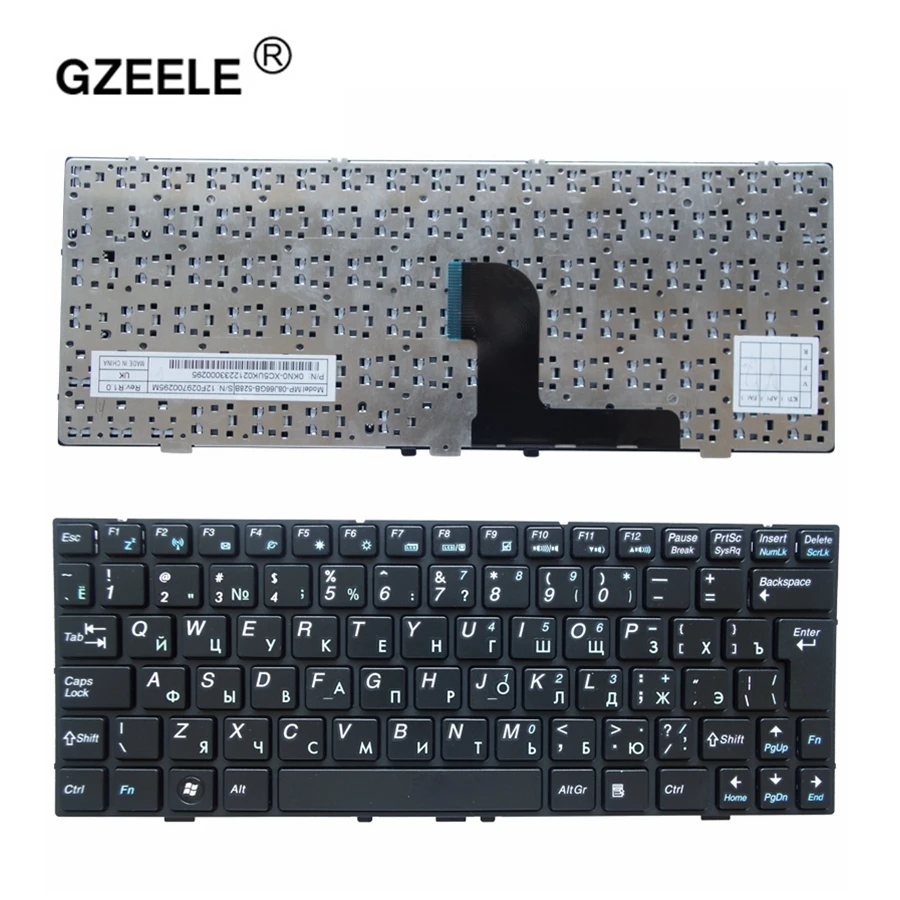 

GZEELE Russian laptop keyboard FOR medion e1226 E1228 MD98570 MD98720 Casper H90MB H90 H90K H90M RU Black keyboards replace new