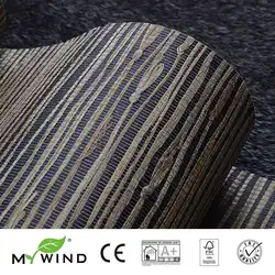 3D wallpapers designs vintage wall papers home decor for living room 2019 MY WIND grey Luxury Wallpaper sea grass grasscloth