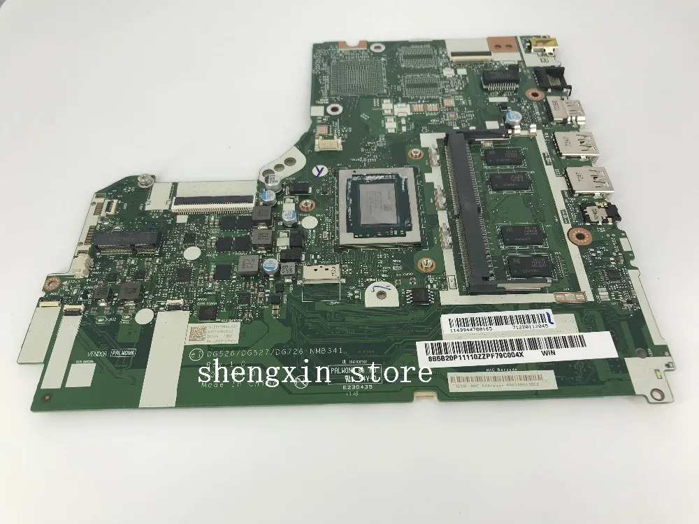 DG526/DG527/DG726 NMB341 System board For lenovo 320-15ABR Laptop Motherboard with A12-9720 cpu UMA 4G RAM 5B20P11110