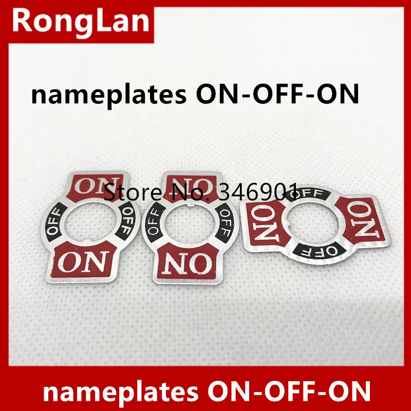 

[SA]Taiwan Deli Wei Dailywell large toggle switches T-13BS supporting nameplates ON-OFF-ON---200pcs/lot