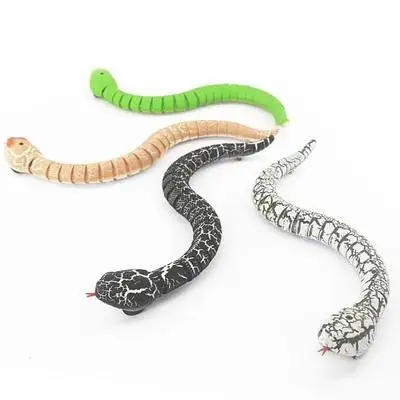 Cobras crianças controle remoto elétrico simulado cobra cascavel branco verde complicado brinquedo animais de estimação pronto-para-ir presentes do menino