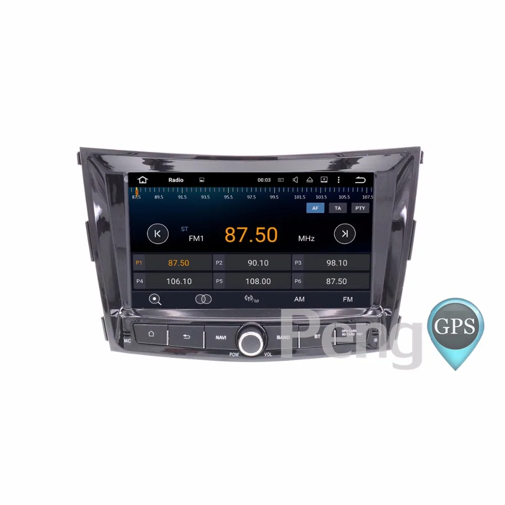 Quad Core 2 Din Android 7.1 Car DVD Player Car Radio Ssangyong Tivoli 2015 + GPS Navigation HD Touchscreen Autostereo Headunit