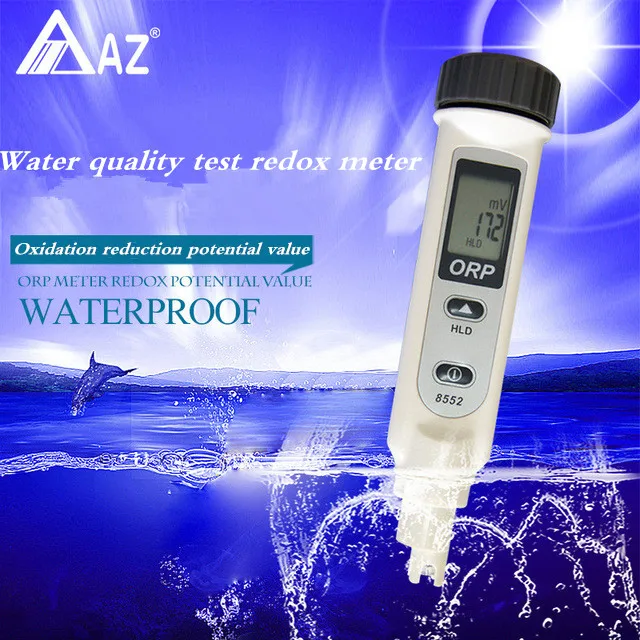 

AZ8552 Pocket ORP Meter 999mV Redox Monitor Ionizer Dissolved Oxygen Lab Tester Radicals Hydrogen Analyzer Electrolysis Stick