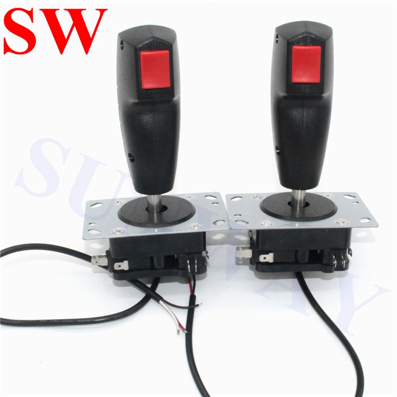 

2PCS Game Coin operated shooting flying joystick spare parts /arcade video machine /simulator fighting machine / Flying joystick