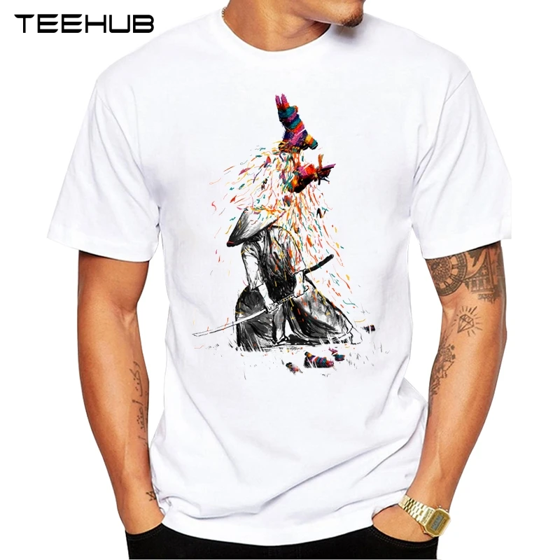 New Arrivals TEEHUB  TEEHUB Cool Men\'s Fashion Target Practice Design T-Shirt Short Sleeve O-neck Tops Hipster Tee